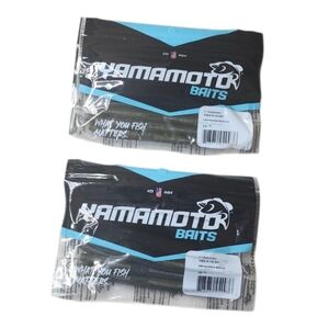 Yamamoto Senko 4" Green Pumpkin Magic Bait Worms